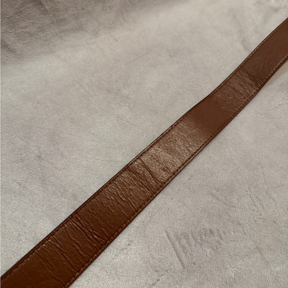 Brown Floral Embossed Women's Belt - Picture 9 of 15